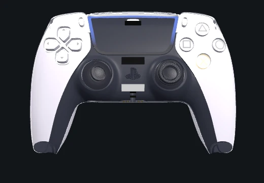 DualSense — PS5 pad, read through Raw Input.