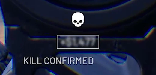 Kill pop-up mid-roll: the amount box reads +$1,477 above KILL CONFIRMED